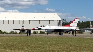 USAF Thunderbirds at 2016 Gateway to Florida Air Show - Lake City, FL 10-Apr-2016