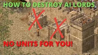 STOP THEIR UNIT PRODUCTION - Barracks Building Block Trick - Stronghold Crusader