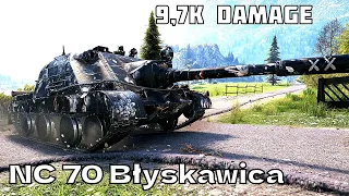 NC 70 Błyskawica • 9,7K DAMAGE 3 KILLS • World of Tanks