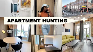 APARTMENT HUNTING IN VILNIUS LITHUANIA *w/rent prices and locations* Day 1