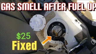 Gas Smell? is The Fuel Pump Cover. 2011/2014 Mercedes c300. gas smell how to fix it.