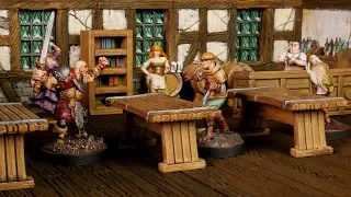 Building a 28mm Tavern Set Piece for Dungeons & Dragons