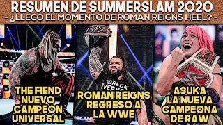 Resumen de Summerslam 2020: Roman Reigns Regreso a WWE y The Fiend Nuevo Campeón Universal