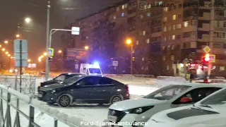 Russian ambulance | Ford Transit with siren wail