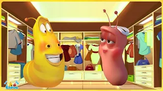 PINK LARVA FREELY CHOOSES CLOTHES IN HER OWN ROOM ✨THE BEST CARTOONS FOR KIDS ✨ LARVA CARTOON ASIA