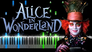 Alice's Theme From Alice in Wonderland Piano Tutorial