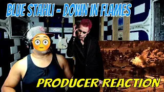 Blue Stahli   Down In Flames Official Lyric Video - Producer Reaction