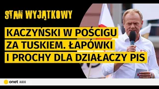 Kaczyński w pościgu za Tuskiem. Łapówki i prochy dla działaczy PiS. Trzecia Droga w ślepej uliczce