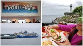 Portland Maine Cruise Port, City Tour & Harbor Cruise Highlights (4K)