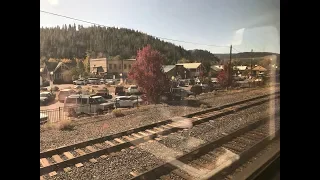 Train ride through the Sierra Mountains