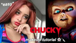 chucky halloween makeup tutorial!