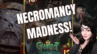 [GWENT] - Relicts + Necromancer's Tome = More than 100 points!! | MONSTERS DECK GAMEPLAY