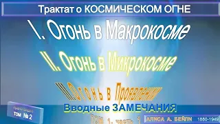 (2)-Трактат о КОСМИЧЕСКОМ ОГНЕ-ОГОНЬ в Макрокосме-в Микрокосме-в Проявлении (1т)-А. Бэйли(1880-1949)