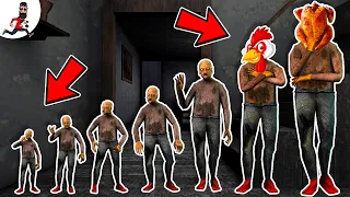 Granny and Grandpa (roof) part 1 ► funny granny animation parody horror game