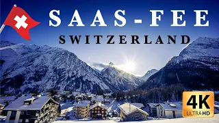 Unreal skiing in Saas-Fee (Switzerland) - 4K UHD