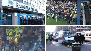Portsmouth hooligans on the rampage at QPR