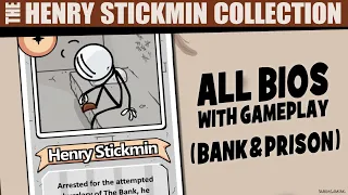 All bios in "Breaking the bank" & "Escaping the prison" - HENRY STICKMIN COLLECTION SP1