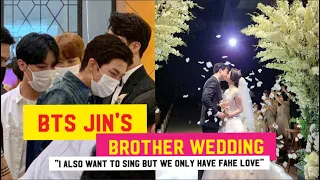 BTS JIN ATTEND HIS BROTHER'S WEDDING + RM & JHOPE ALSO INVITED