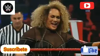 A.S.H y Rhea Ripley vs Nia Jax y Shayna Baszler WWE Raw Español 23/8/2021