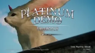 Final Fantasy XV Platinum Demo (Complete Playthrough)