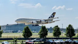 20+ ARRIVALS | London Heathrow (LHR) Plane Spotting 4K