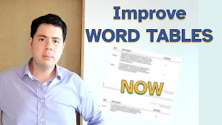 How to improve tables in Word (for professional looking reports)