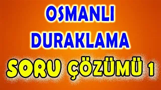 Osmanlı Duraklama Dönemi - Arayış Yılları Soru Çözümü - KPSS AYT MSÜ Tarih 2024