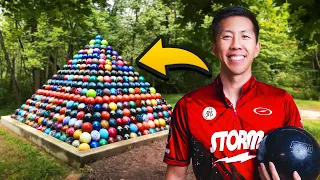 I Gave Away 100 Bowling Balls For 100,000 Subscribers