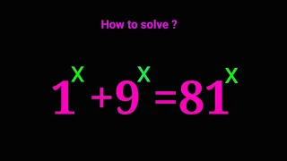 Nice Algebra Exponential Equation ✍️ Find the Value of X