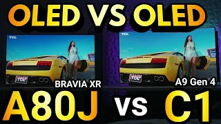 2021 Sony Bravia XR A80J vs LG C1 A9 Gen 4 Oled TV Comparison