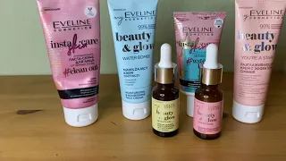 Перші враження від доглядової серії Eveline Cosmetics Beauty & Glow та Insta Skin Care
