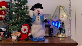 Spinning snowflake snowman collection