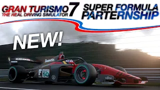Gran Turismo 7 - Update 1.32 News - New Super Formula Car & Partnership in April Update (GT7 SF23)