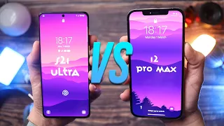 Samsung S21 Ultra vs iPhone 12 Pro Max 🖥Display Comparison