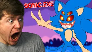 Reacting to SCARY Sonic the Hedgehog VIDEOS! (Sonic.exe)