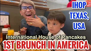 1st Brunch in Amerika | IHOP - International House of Pancakes | Missouri City Texas USA |Miko Pogay