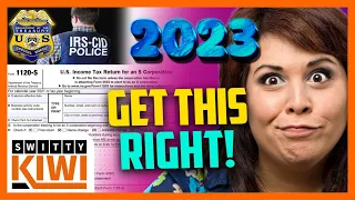 IRS Form 1120-S Line-by-Line Instructions 2023: S Corporation U.S. Income Tax Return 🔶 TAXES S2•E105