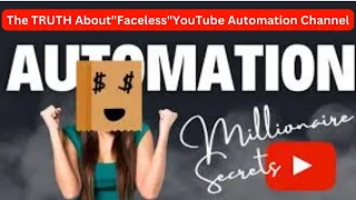 The TRUTH About YouTube Automation and Faceless Channels. InfoNet Finance