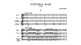 Haydn: Symphony No. 39 in G minor (with Score)