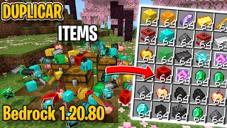 ✅COMO DUPLICAR ITEMS en Minecraft Bedrock 1.20.80