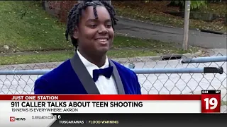 Caller describes moments before teen pointing fake gun at homes was shot by Akron police