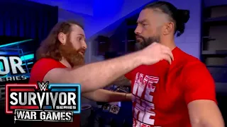 Roman Reigns and Sami Zayn hug it out: Survivor Series: WarGames (WWE Network Exclusive)