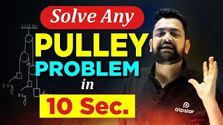 Trick To Solve Pulley Problems : Newton Law Of Motion Class 11 Physics |  IIT JEE & NEET | Surya sir