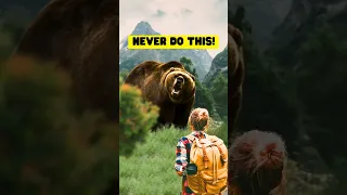 What NOT TO DO Meeting Grizzly Bear😤