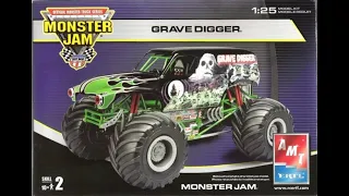 UNBOXING ! Maquette / Model kit  MONSTER TRUCK GRAVE DIGGER 1/25 AMT/ERTL!