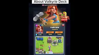 BEST 3.0 Valkyrie DECK for Fast Wins in Clash Royale! #youtubeshorts #foryou #viral