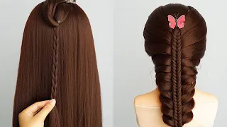 New Trendy Ponytail Hairstyle For Teenagers - Unique Braid Hairstyle For Girls Long Hair