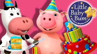 Happy Birthday Song | Nursery Rhymes for Babies by LittleBabyBum - ABCs and 123s