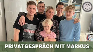 Privatgespräch mit Markus Burkhard, über seine 4 Söhne und Einleitung für den Käferkeller