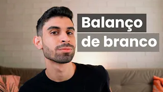 COMO USAR O BALANÇO DE BRANCO NA SONY